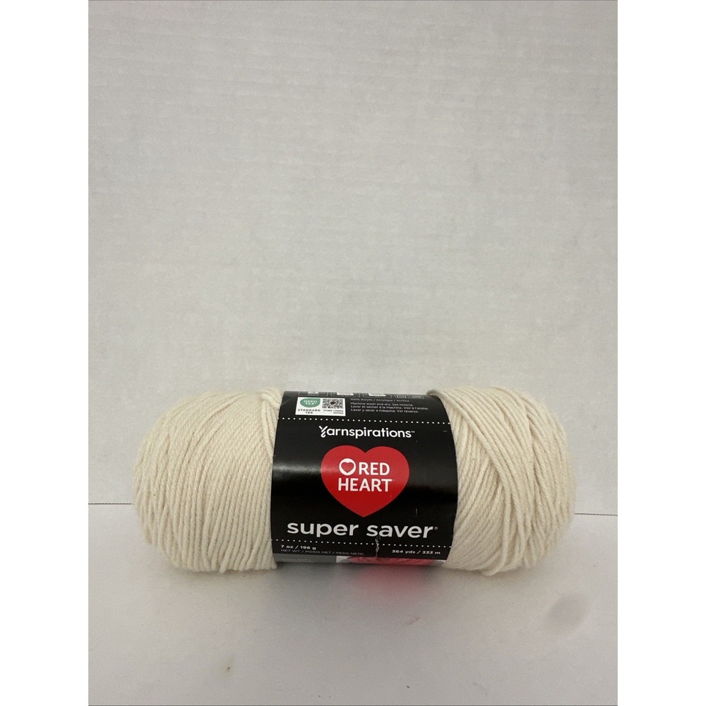 Red Heart Super Saver Economy Yarn, Aran 1 Pack,